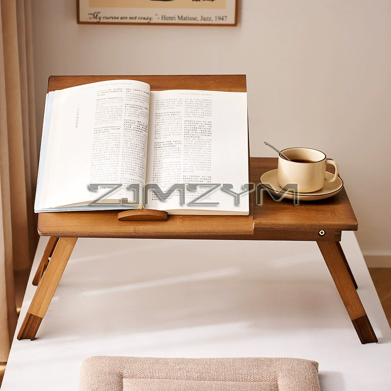Folding Laptop Table Bamboo Ad - Desk Setup Maker ulasan dan harga