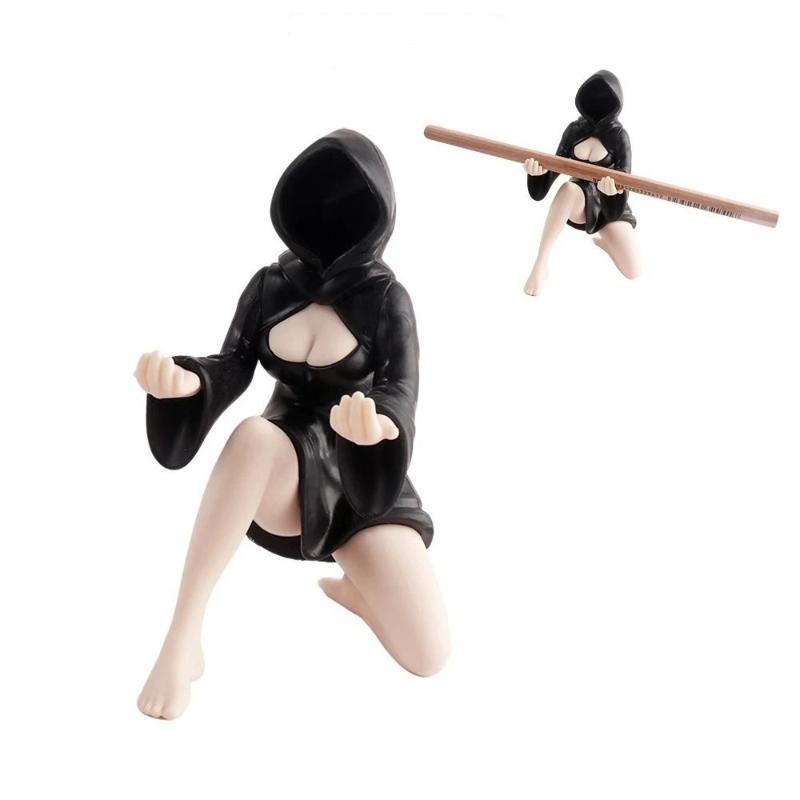 Black Robe Gothic Pen Holder C - Desk Setup Study ulasan dan harga