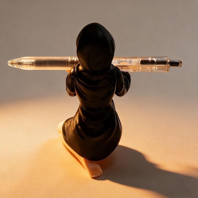 Black Robe Gothic Pen Holder C - Desk Setup Study ulasan dan harga