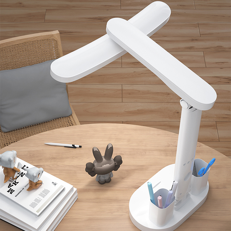 LED Clock Table Lamp USB Charg - Desk Setup Study ulasan dan harga