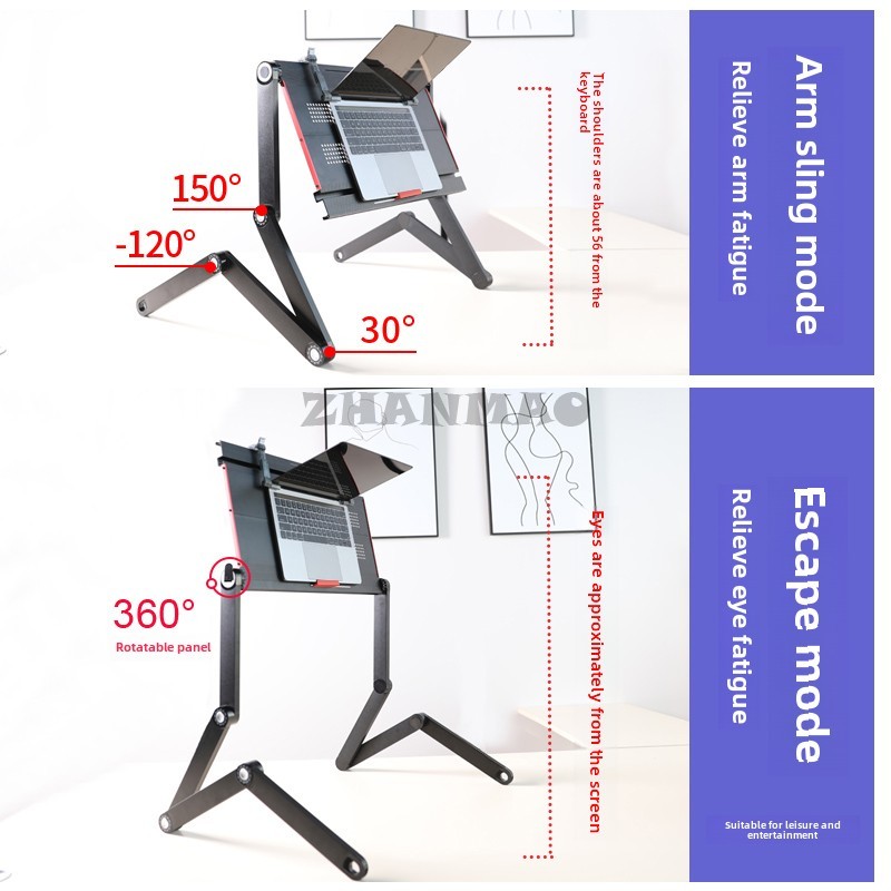 Lying Flat on The Bed, Laptop  - Desk Setup For Laptop ulasan dan harga