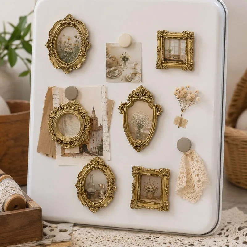 10/5pcs Vintage Resin Mini Pho - Desk Setup Photo ulasan dan harga