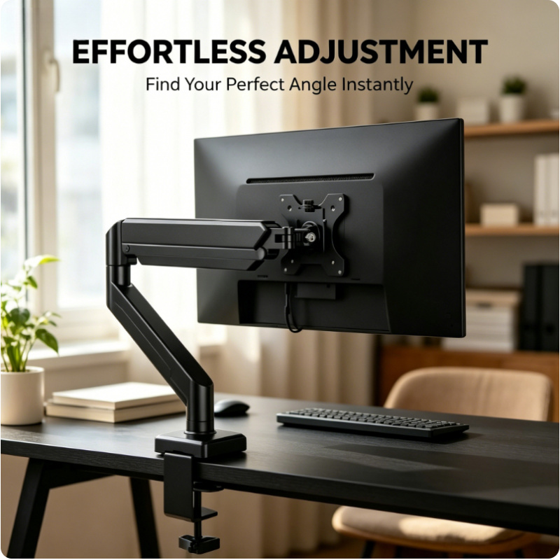 14-32 Inch Single Monitor Moun - Desk Setup Monitor Arm ulasan dan harga