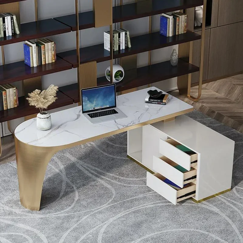 European Executive Office Desk - Desk Setup Study ulasan dan harga